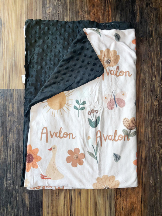 Custom Minky Blanket