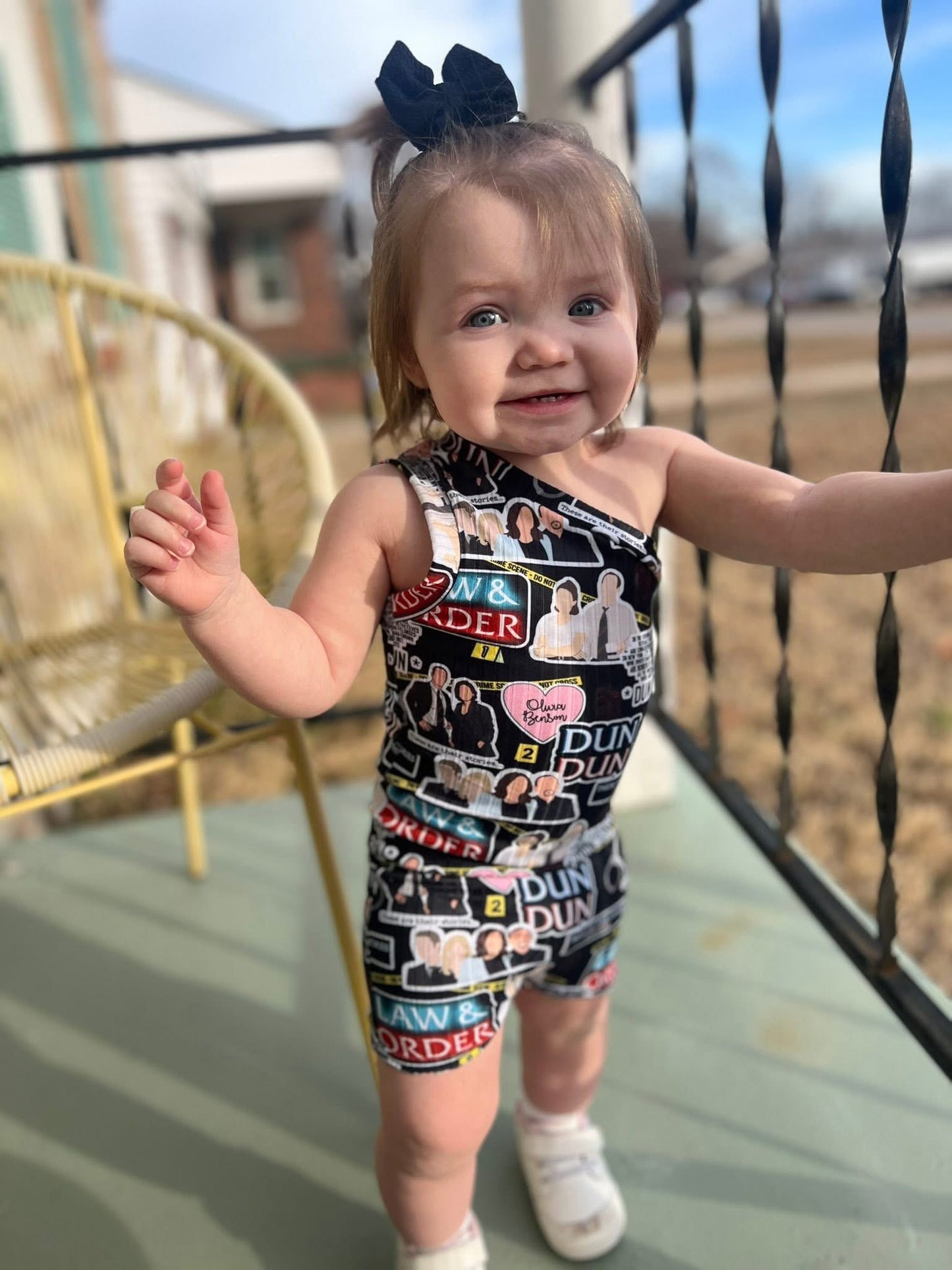 One Shoulder Tank Romper