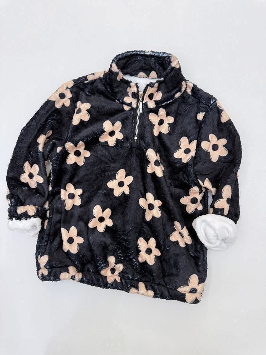 Adult & Kid Fleece Sherpa Pullover
