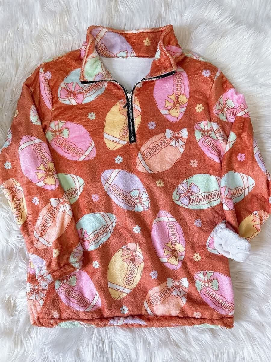 Adult & Kid Fleece Sherpa Pullover