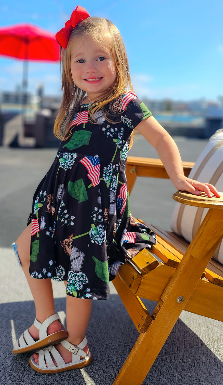 Tie Back Dress