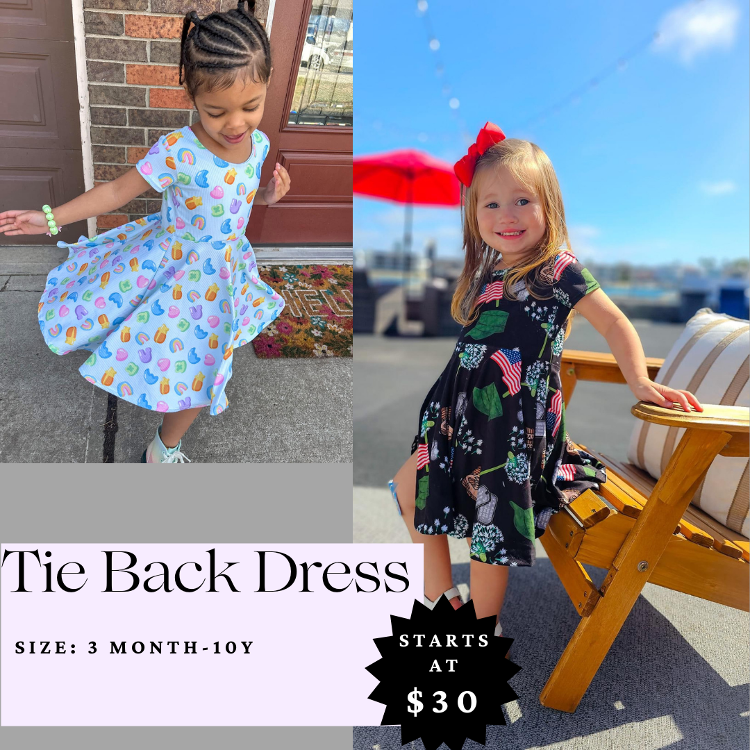 Tie Back Dress