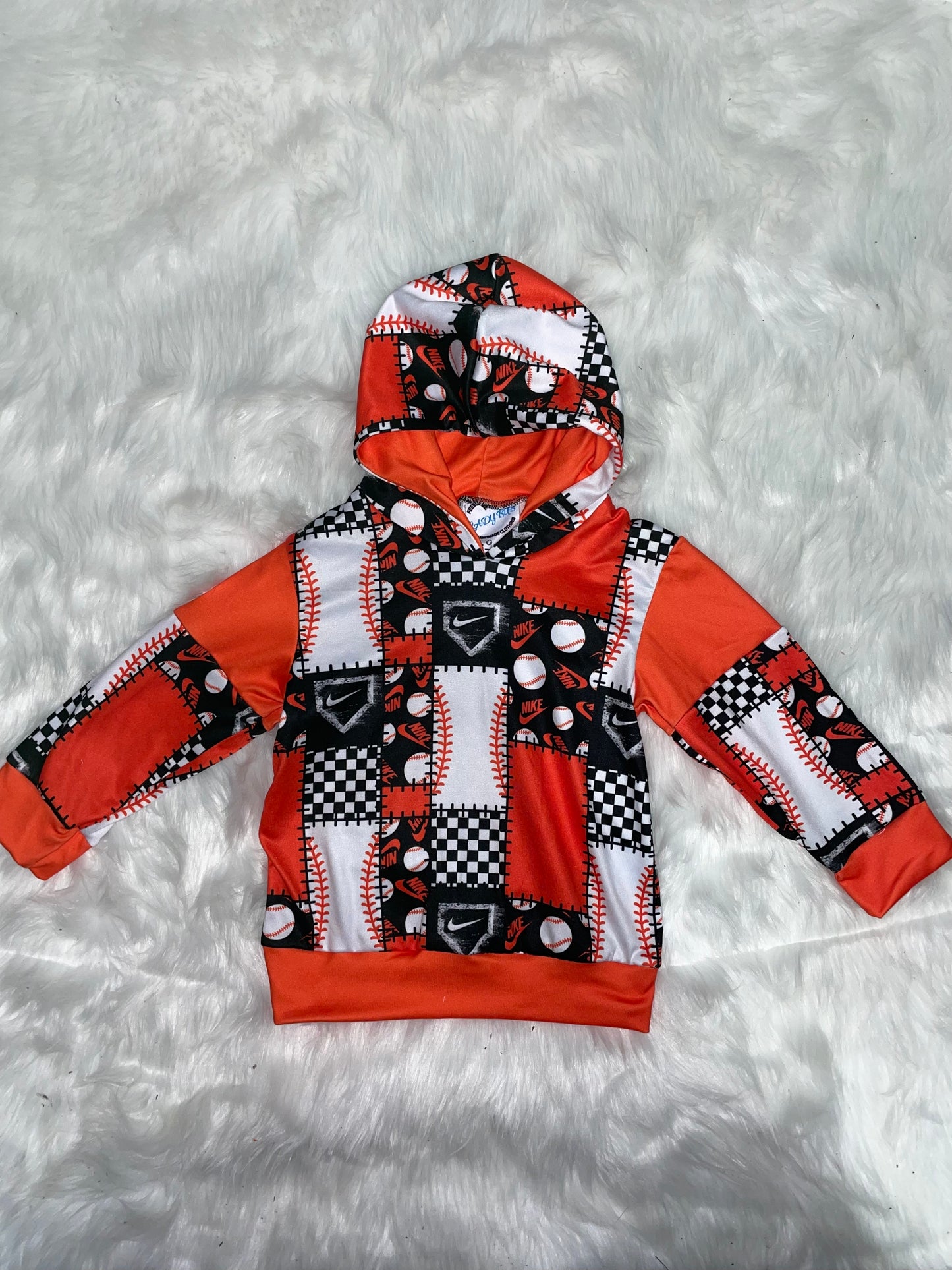 9/12 two tone hoodie