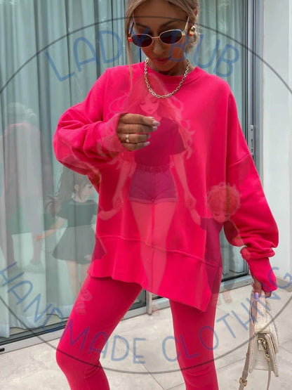Women's Crewneck & Tights Set