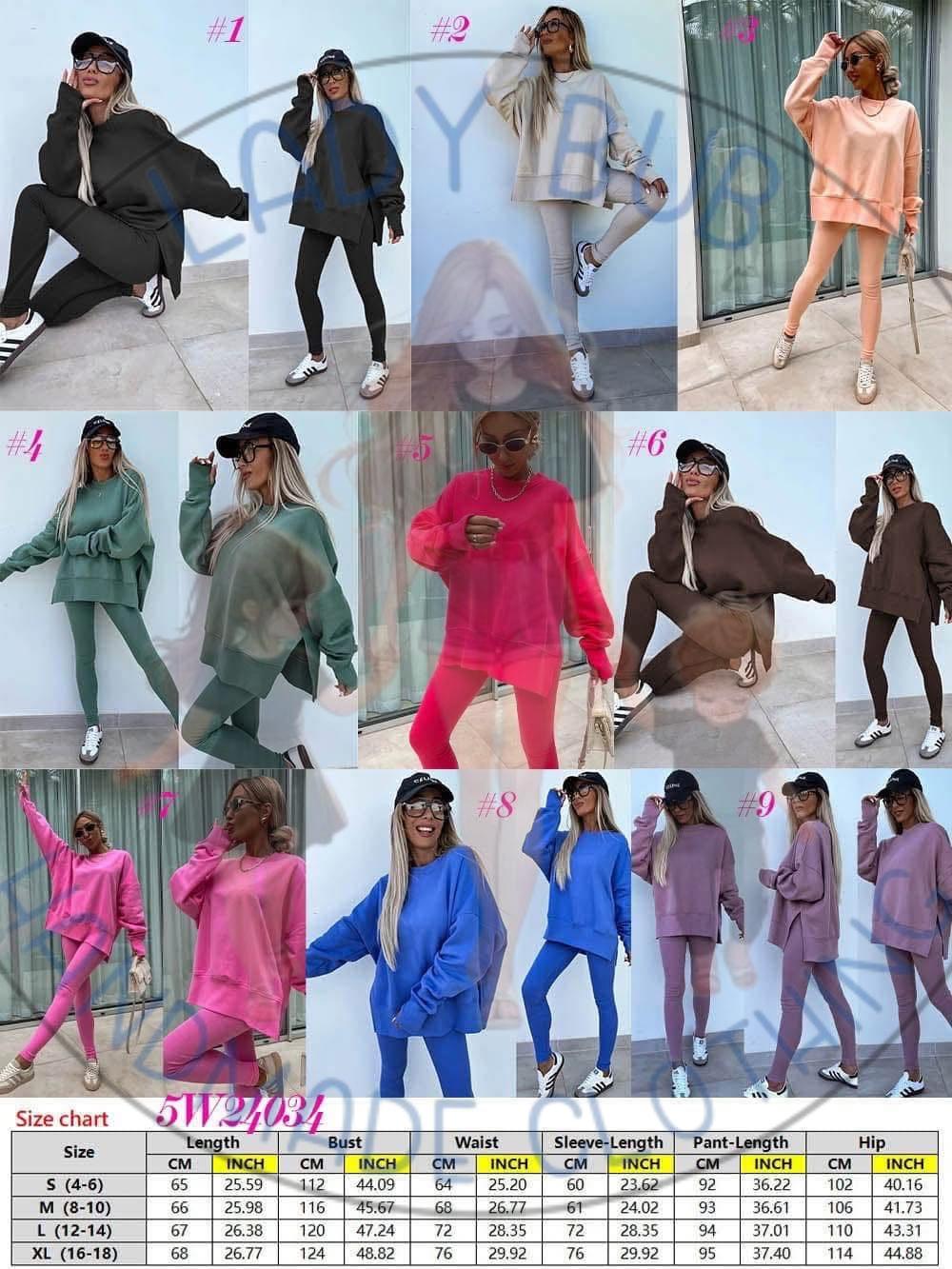 Women's Crewneck & Tights Set