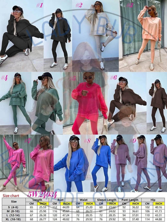 Women's Crewneck & Tights Set