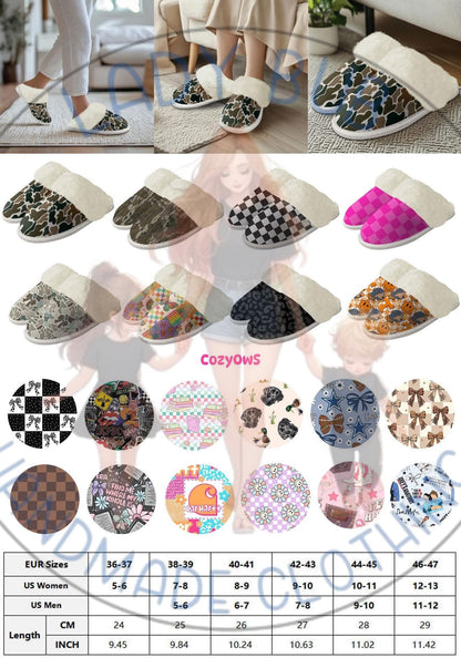 Custom Fuzzy Slippers