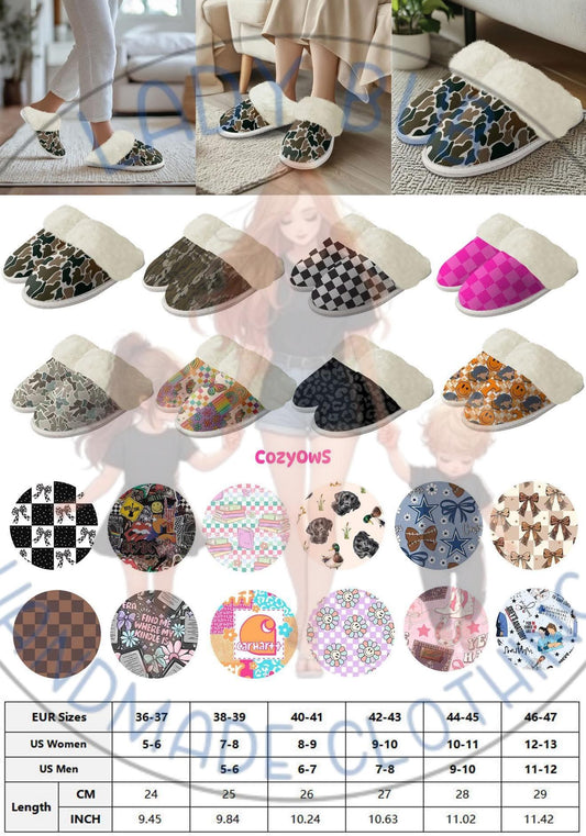 Custom Fuzzy Slippers