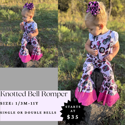 Knotted Bell Romper
