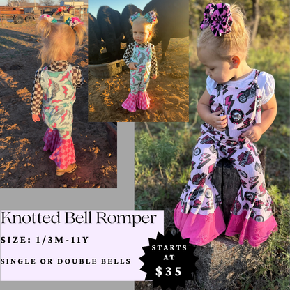 Knotted Bell Romper