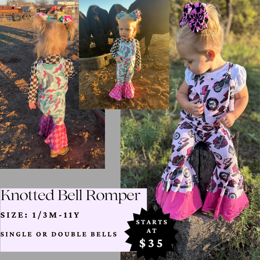 Knotted Bell Romper