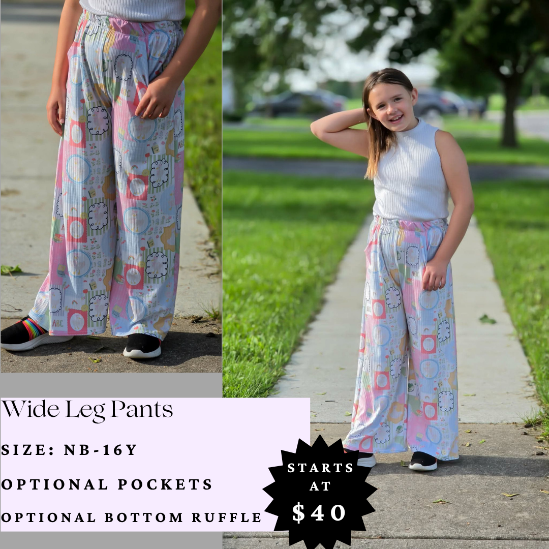 Wide Leg Pants